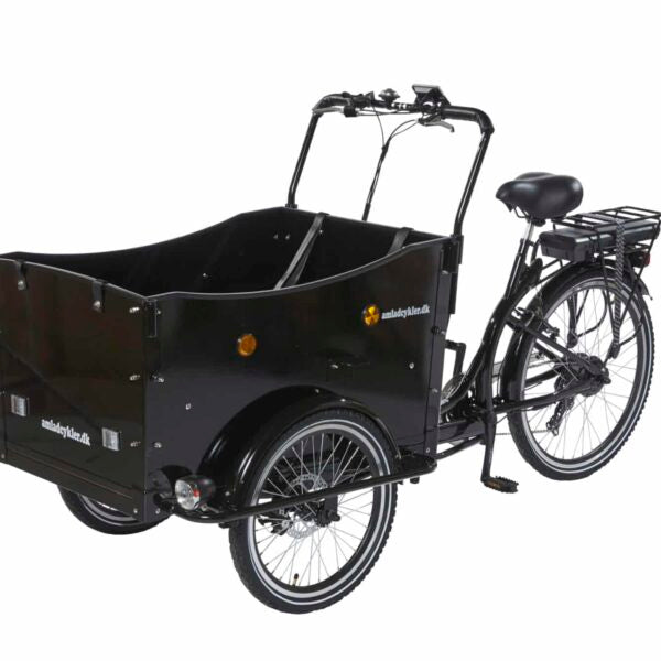 El-Lådcykel Premium (Svart)
