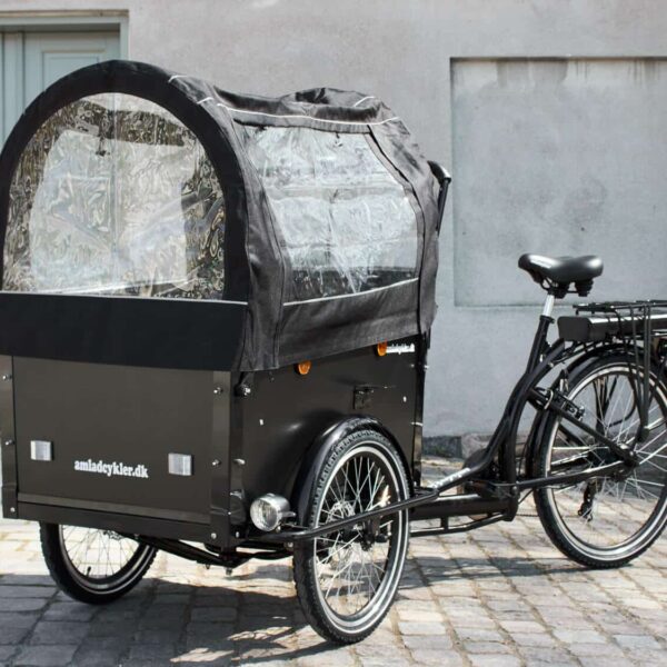 El-Lådcykel Premium (Svart)