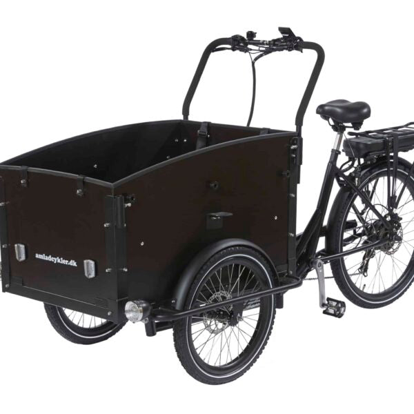 El-Lådcykel Ultimate Curve (Mattsvart)