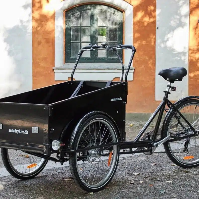 Klassisk Lådcykel Light (Svart)