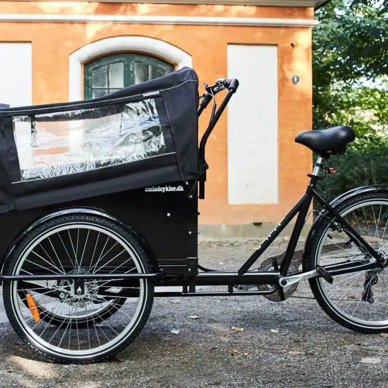 Klassisk Lådcykel Light (Svart)
