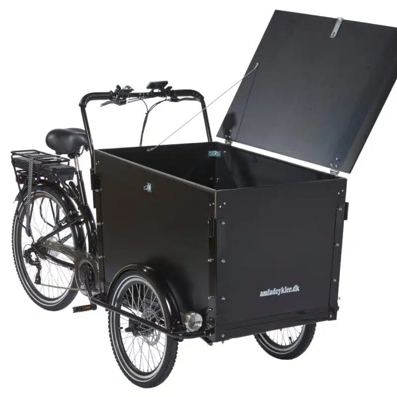 El-Lådcykel Deluxe Workman – Företagslådcykel