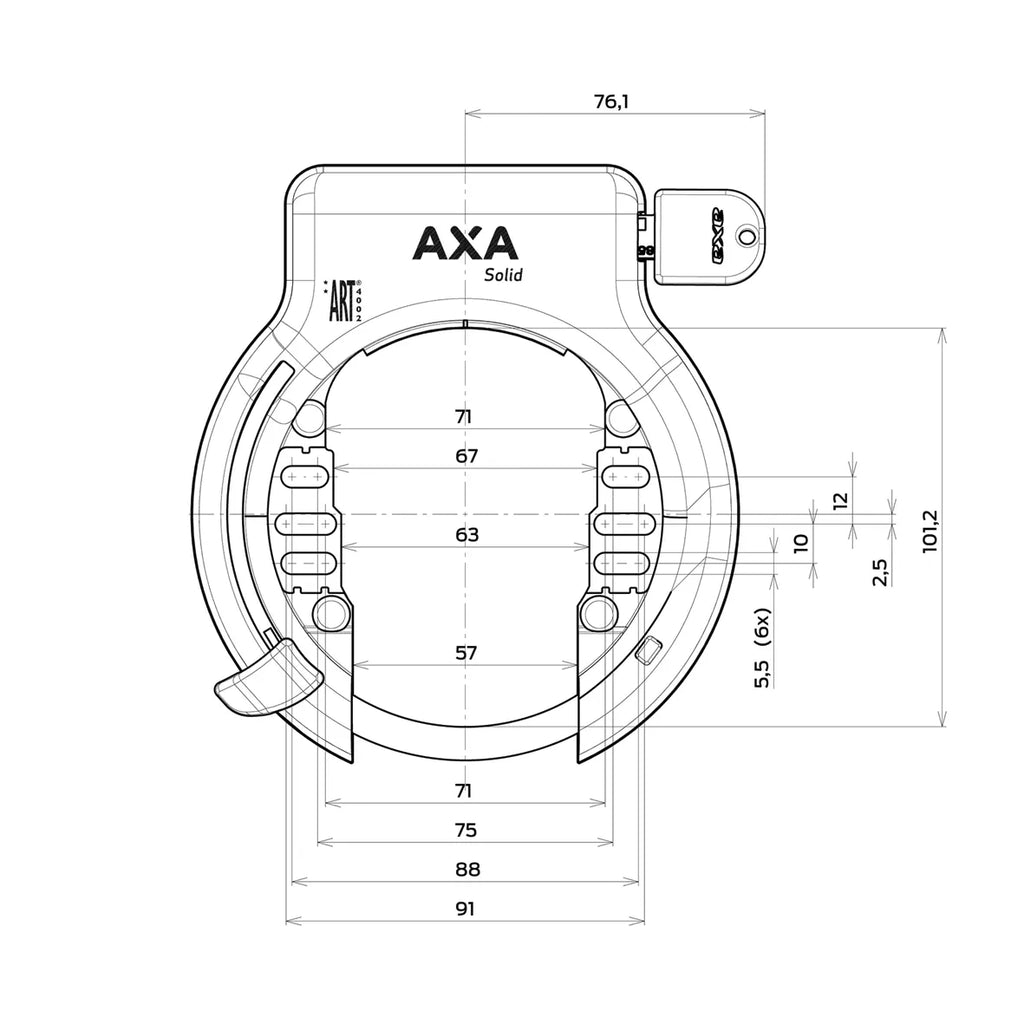 AXA Godkänt Ramlås – Extra Brett
