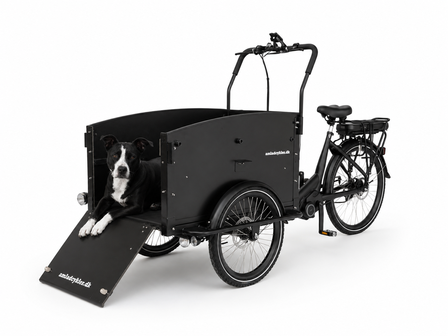 El-Lådcykel Ultimate Curve Dog – Lådcykel för Hund - Mittmotor